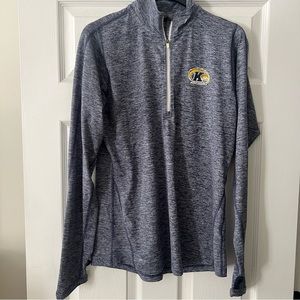Women’s Kent State Golden Flashes Nike DriFit Quarter Zip Long Sleeve Shirt